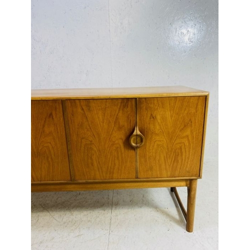 373 - Mid Century sideboard by A.H. McIntosh & Co Ltd with three drawers to the left hand side, including ... 