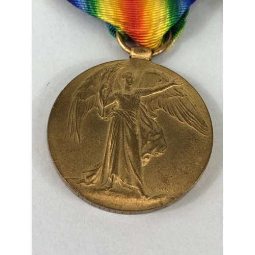 377 - Military interest, a pair of WW1 British medals  named to 69319 PTE. H.Butler,  29 London .R.