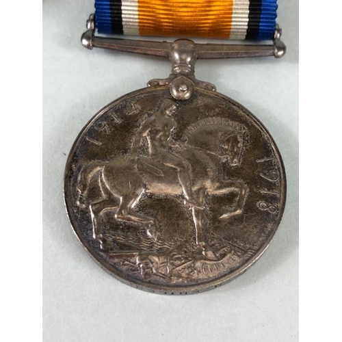 377 - Military interest, a pair of WW1 British medals  named to 69319 PTE. H.Butler,  29 London .R.