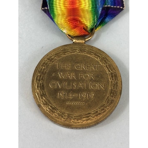 377 - Military interest, a pair of WW1 British medals  named to 69319 PTE. H.Butler,  29 London .R.