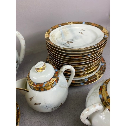 396 - Vintage China, a quantity of Japanese Noritake china with hand painted decoration and a selection of... 