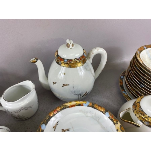 396 - Vintage China, a quantity of Japanese Noritake china with hand painted decoration and a selection of... 