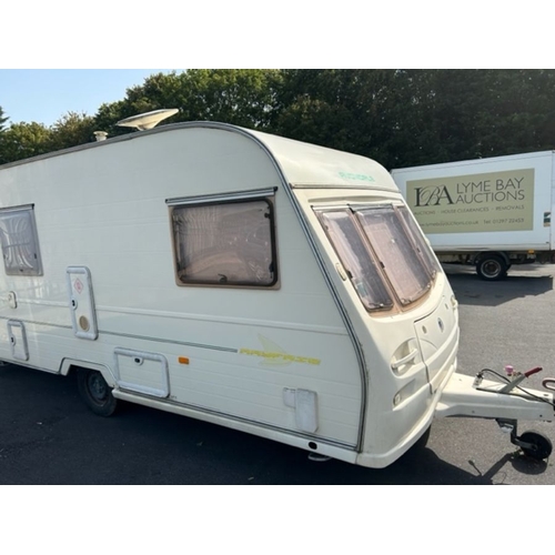 455 - Caravan: Avondale MAYFAIR 510-5 with accessories and awning 6.32m in length cooker shower toilet fri... 