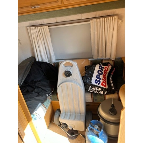 455 - Caravan: Avondale MAYFAIR 510-5 with accessories and awning 6.32m in length cooker shower toilet fri... 