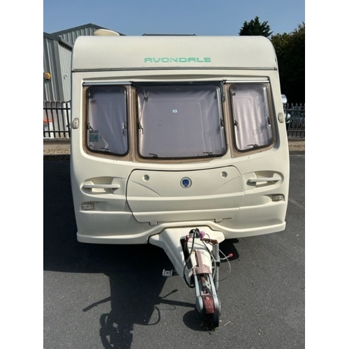 455 - Caravan: Avondale MAYFAIR 510-5 with accessories and awning 6.32m in length cooker shower toilet fri... 