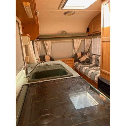 455 - Caravan: Avondale MAYFAIR 510-5 with accessories and awning 6.32m in length cooker shower toilet fri... 