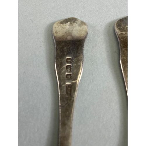 54 - Silver interest, 2 Victorian  English silver Birmingham hallmarked salts with spoons approximately 6... 