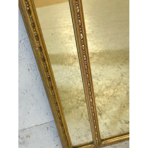 57 - Antique Ornate Gilt framed mirror approx 45 x 85cm