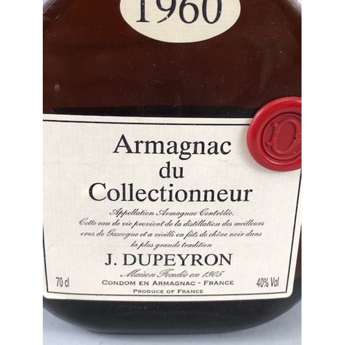 66 - 1960 J. Dupeyron Vieil vintage Armagnac du Collectionneur, 70cl, boxed