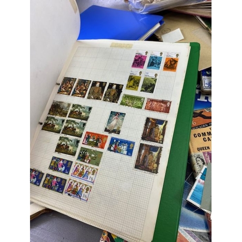 86 - Philately interest, quantity of British, European and Commonwealth stamps in several Albums and fold... 