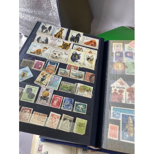 86 - Philately interest, quantity of British, European and Commonwealth stamps in several Albums and fold... 