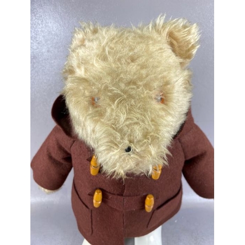 93 - vintage toys,Gabrielle Paddington bear wearing coat hat and white wellingtons approximately 45cm hig... 