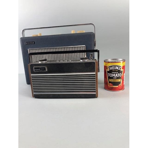 107 - Vintage Radios, Two Portable radios being  a Roberts Model RFM3 and a Hacker Sovereign II both  A. F