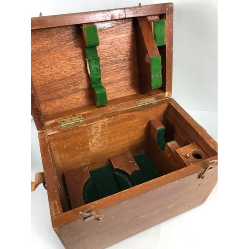 118 - Scientific interest, Surveyors Level Glauser, London England  OS bo38 in fitted wooden carry case