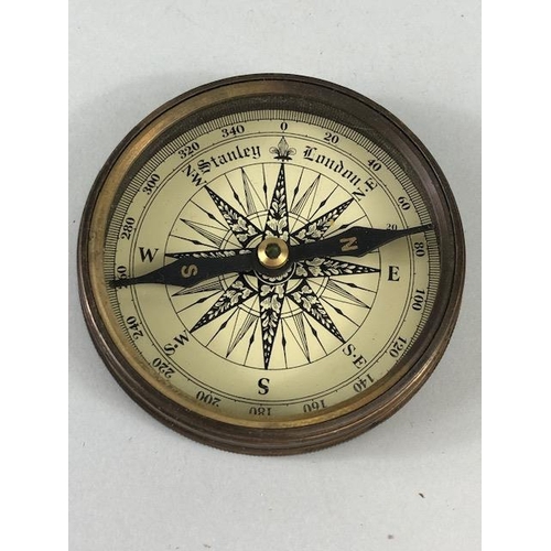 143 - Military interest ,two vintage Compasses 1 Sestrel , by henry brown and Son with metal housing, the ... 