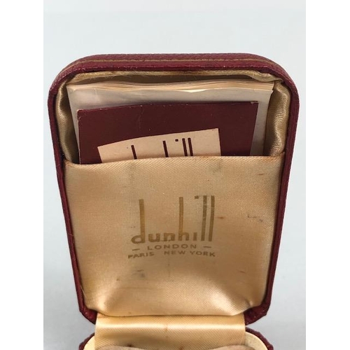 145 - Dunhill, vintage Rollagas silver plated lighter in original box with instructions and cleaning pack,... 