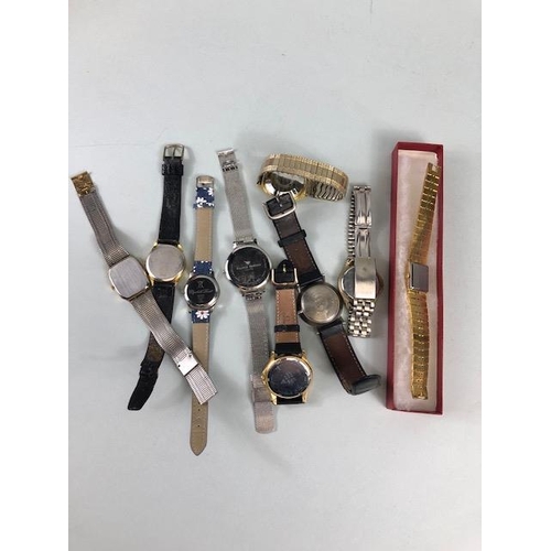 16 - Watches, quantity of Men's and Ladies Retro Vintage Watches from the 1980s and later to include Seko... 