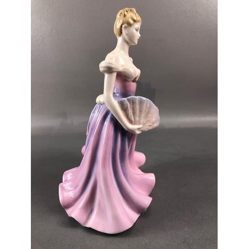 196 - Royal Doulton figures, 5 figurines with certificates and boxes, Rebecca 4041 1998, Lauren 3975 1999,... 