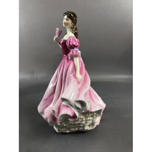 196 - Royal Doulton figures, 5 figurines with certificates and boxes, Rebecca 4041 1998, Lauren 3975 1999,... 