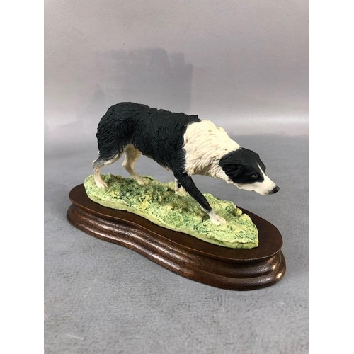 199 - Border fine arts, collection of dog and animal figures to include  055 border collie, DL3 German She... 