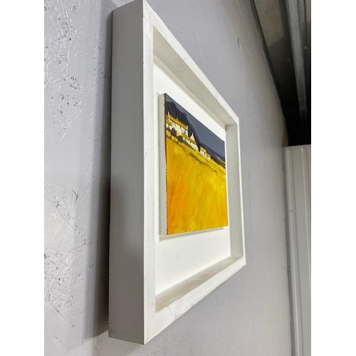 232 - Paintings, framed oil on board painting by current Cornish artist John Piper a member of the Newlyn ... 