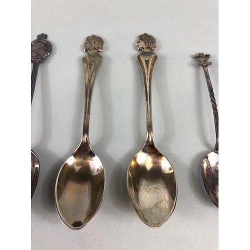 29 - Hallmarked silver royal and coronation spoons, three pairs of boxed silver spoons (6)