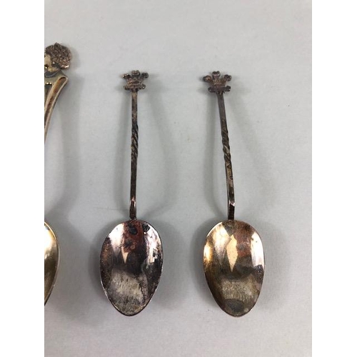 29 - Hallmarked silver royal and coronation spoons, three pairs of boxed silver spoons (6)