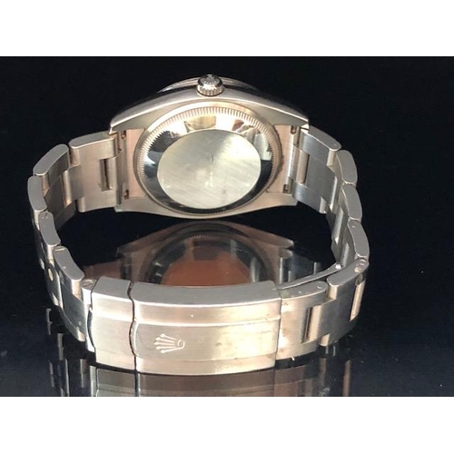 55 - A gents stainless steel Rolex Oyster Perpetual Air King automatic wrist watch ref. 114200, no. 70190... 