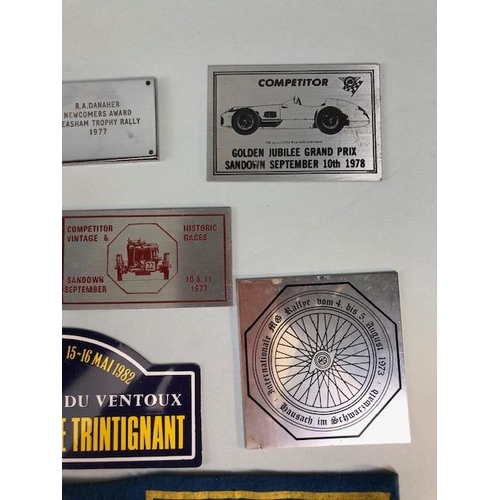 74 - Vintage automobilia, Car badges, to include make and model badges, Ford, Fiat, Simca, Renault Etc, a... 