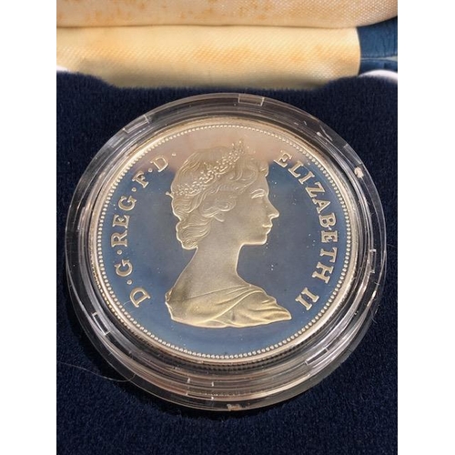 97 - Two Royal Mint silver proof coin, commemorating the Marriage of His Royal Highness the Prince of Wal... 