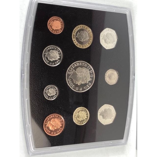 108 - Proof coins, year 2000 sealed set of British proof coins in their box. What's past is Prologue writt... 