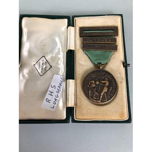 120 - Medals, Medallions, Collection of interesting  Commemorative medals to include RHS Long service meda... 