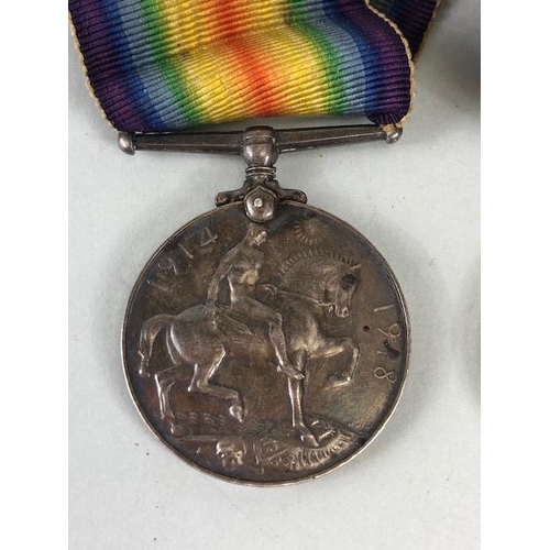 160 - Military interest,  a pair of WW1 British medals a 2113 S.T  A.G Simpkins TR, RNR,  1914-18 medal  a... 