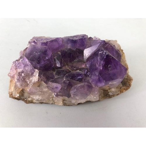 165 - Crystal, Geology interest, display quality specimen of Amethyst crystals approximately 14cm