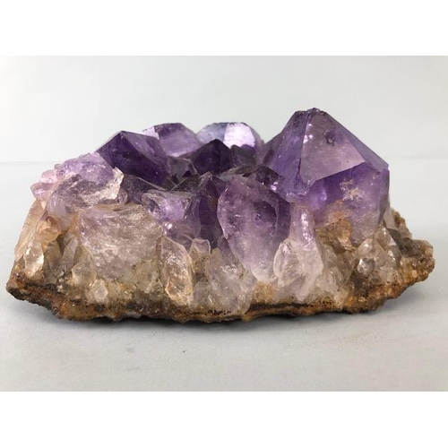 165 - Crystal, Geology interest, display quality specimen of Amethyst crystals approximately 14cm