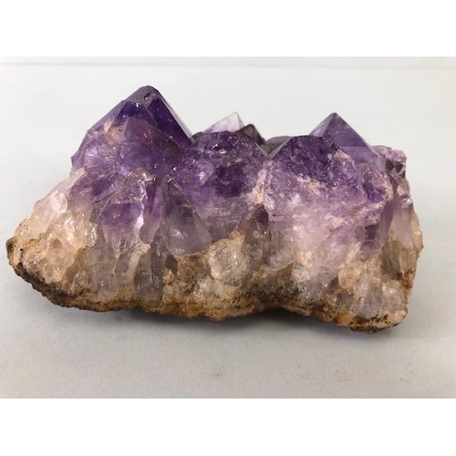 165 - Crystal, Geology interest, display quality specimen of Amethyst crystals approximately 14cm