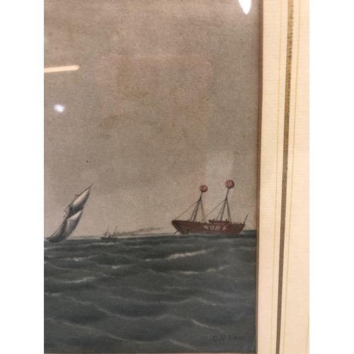 204 - C H Lewis paintings,  pair of early 20th century maritime paintings both  signed  C H Lewis in botto... 