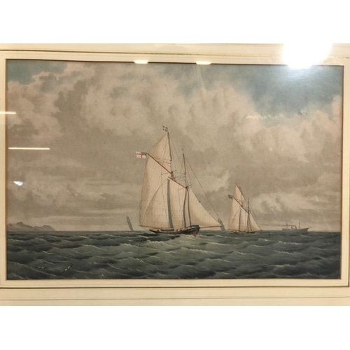 204 - C H Lewis paintings,  pair of early 20th century maritime paintings both  signed  C H Lewis in botto... 