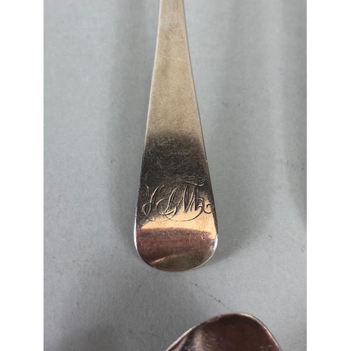 20A - Collection of eleven silver hallmarked teaspoons various makers and dates (total weight approx 121g)