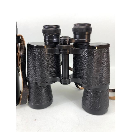 224 - Vintage Binoculars , a pair of WRAY Flight binoculars 9x35 in case, WW1 Era Army and Navy in case, J... 