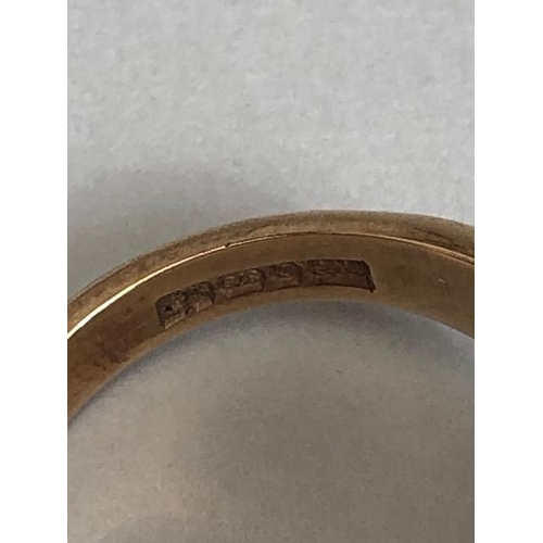 30 - 9ct Gold Signet ring engraved with a Griffin and a star size approx 'P' & 8.2g