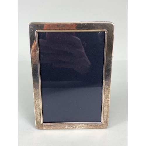 49 - Three Silver Hallmarked Photo Frames The Largest 17cm tall