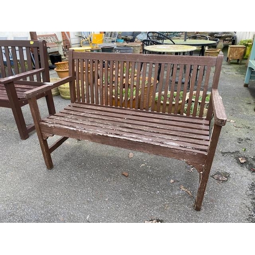 510 - Wooden garden bench