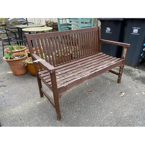 510 - Wooden garden bench