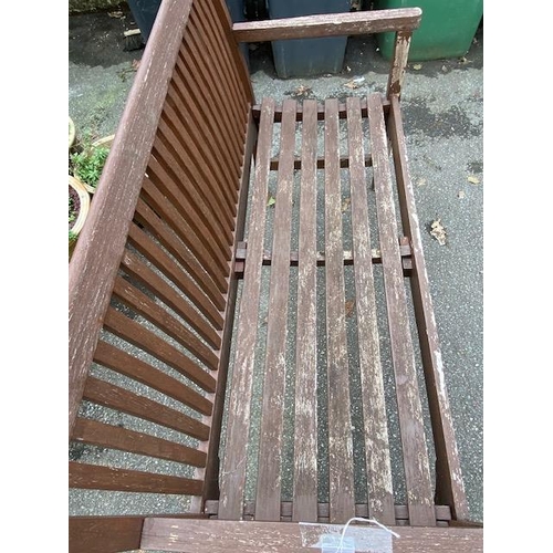 510 - Wooden garden bench