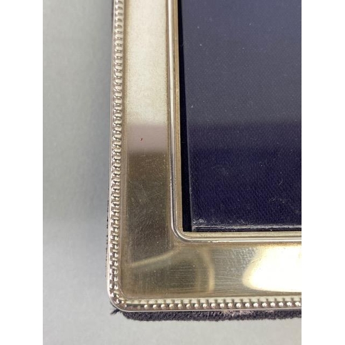 61 - Silver Hallmarked photo frame marked 925 with easel back approx 16 x 12cm