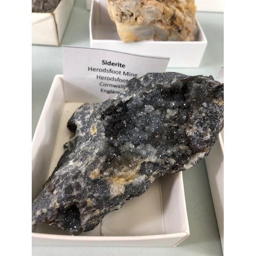 103 - Geological, minerals, crystal, Minerals etc, collection minerals and crystals from Devon and Cornwal... 