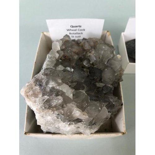 103 - Geological, minerals, crystal, Minerals etc, collection minerals and crystals from Devon and Cornwal... 