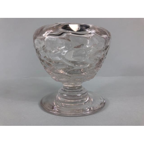 140 - Art Glass, 1930s Brierley glass posy vase designed by Constance Spry, etched signature to base, appr... 