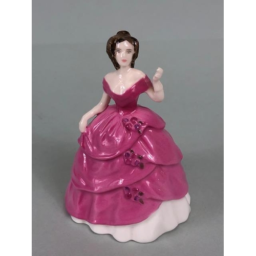 158 - Royal Worcester 2006 Queen Elizabeth ll Figure with box, and a Coalport Minuets figure Jessica in bo... 